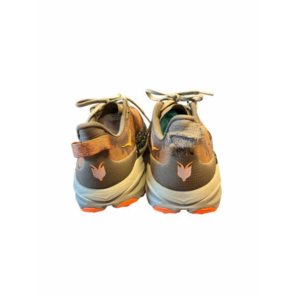 Hoka One One Speedgoat 5 Trail Running Shoes Brown Orange Camo Mens 10.5D main image 7